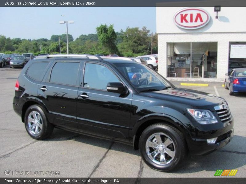 Ebony Black / Black 2009 Kia Borrego EX V8 4x4