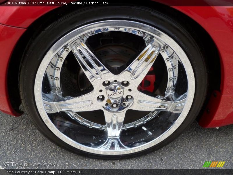 Redline / Carbon Black 2004 Nissan 350Z Enthusiast Coupe