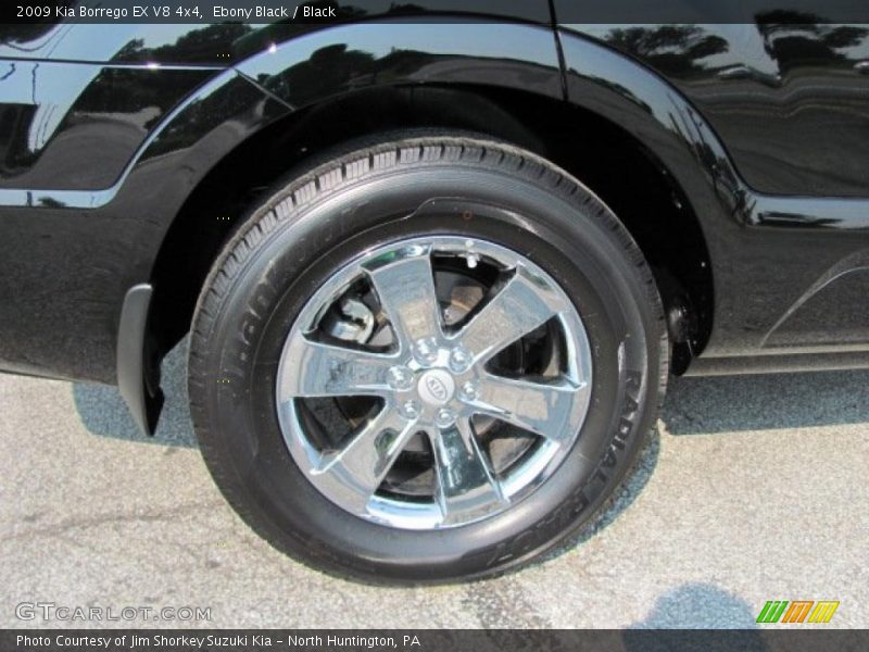 Ebony Black / Black 2009 Kia Borrego EX V8 4x4