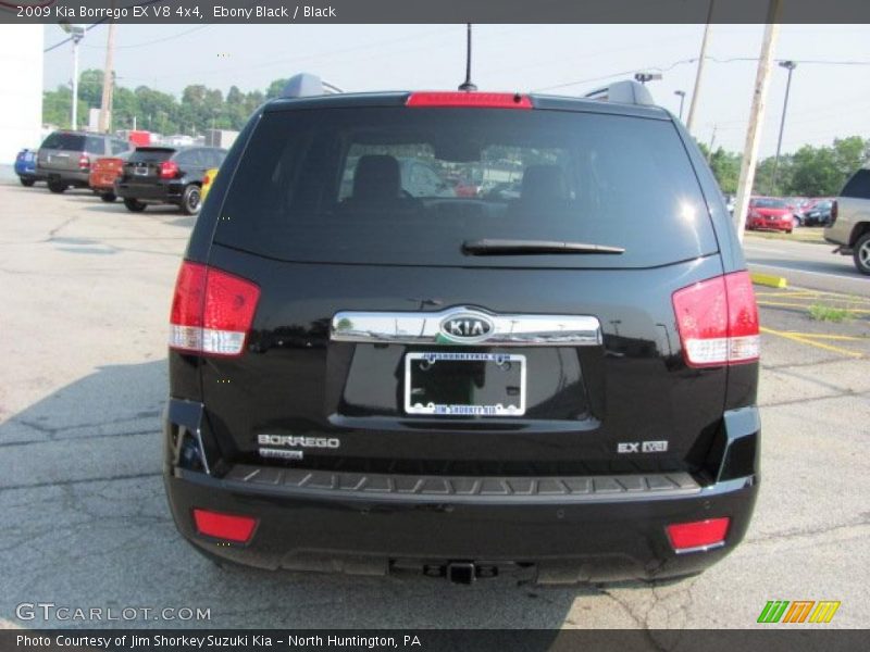 Ebony Black / Black 2009 Kia Borrego EX V8 4x4