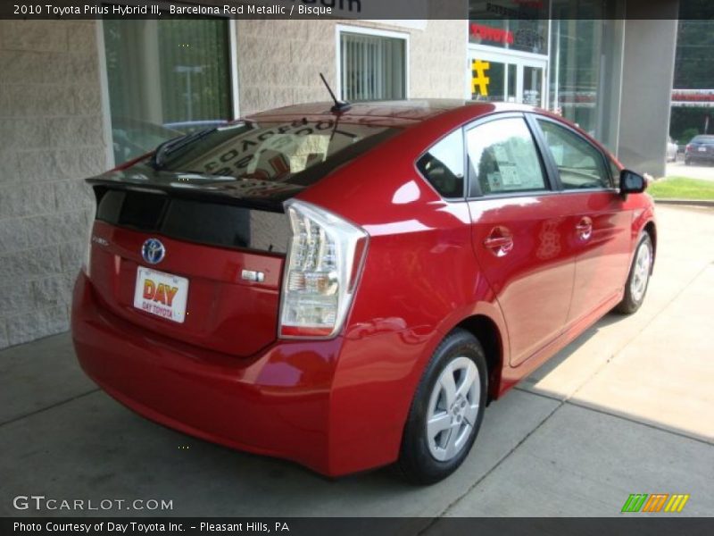Barcelona Red Metallic / Bisque 2010 Toyota Prius Hybrid III