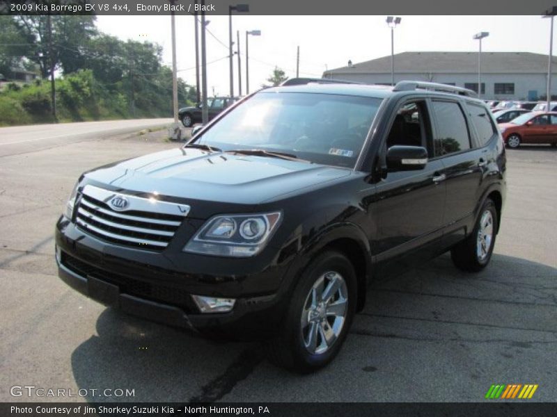 Ebony Black / Black 2009 Kia Borrego EX V8 4x4