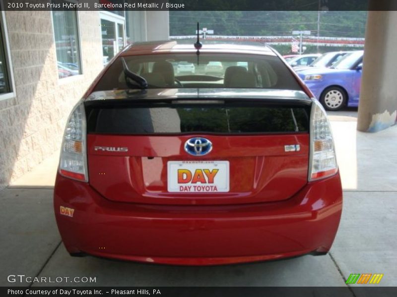 Barcelona Red Metallic / Bisque 2010 Toyota Prius Hybrid III