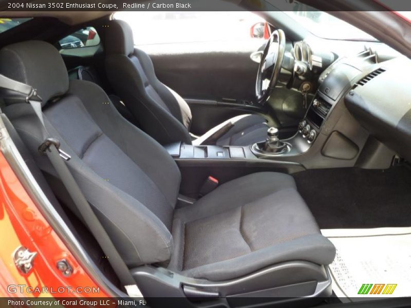 Redline / Carbon Black 2004 Nissan 350Z Enthusiast Coupe