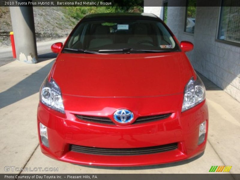 Barcelona Red Metallic / Bisque 2010 Toyota Prius Hybrid III