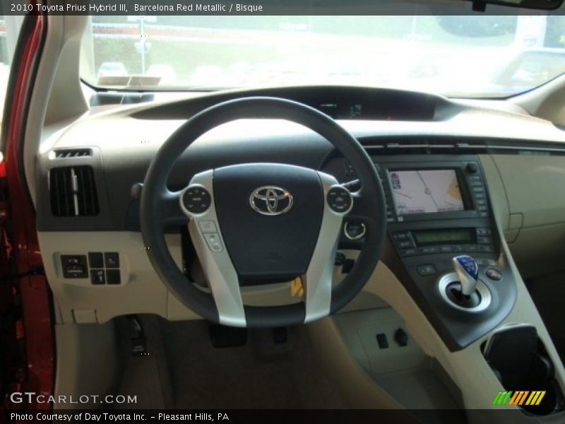Barcelona Red Metallic / Bisque 2010 Toyota Prius Hybrid III