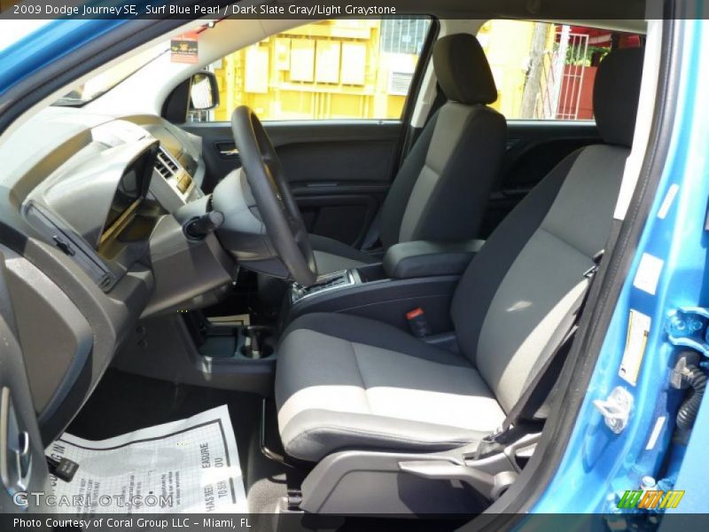 Surf Blue Pearl / Dark Slate Gray/Light Graystone 2009 Dodge Journey SE
