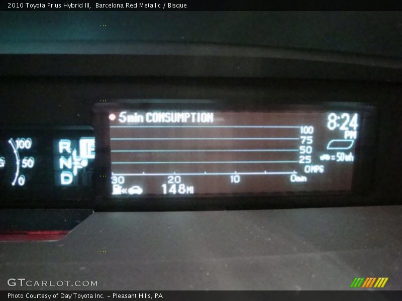 Barcelona Red Metallic / Bisque 2010 Toyota Prius Hybrid III
