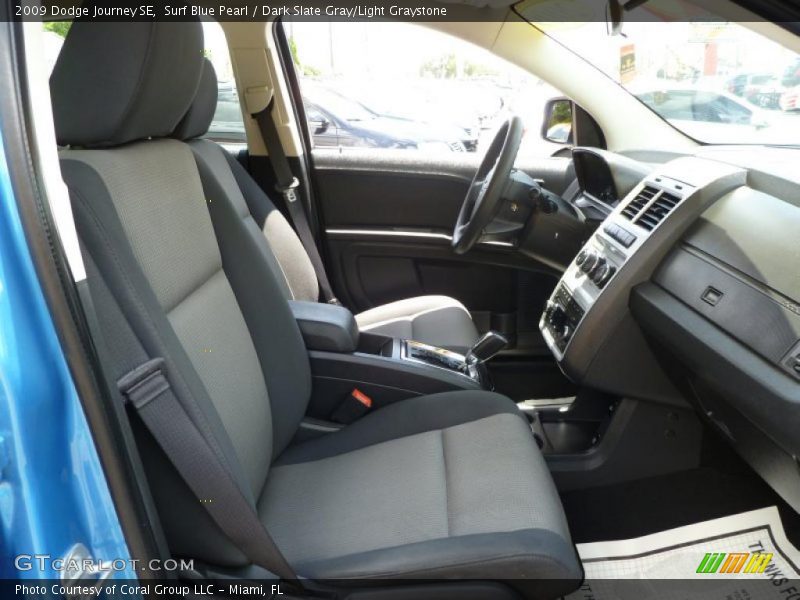 Surf Blue Pearl / Dark Slate Gray/Light Graystone 2009 Dodge Journey SE