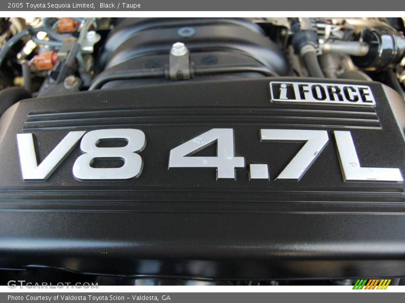 Black / Taupe 2005 Toyota Sequoia Limited