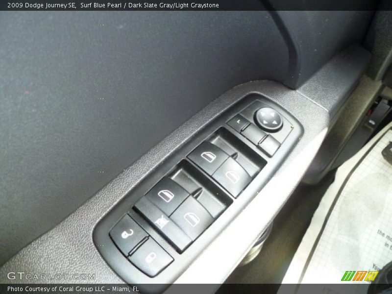 Surf Blue Pearl / Dark Slate Gray/Light Graystone 2009 Dodge Journey SE