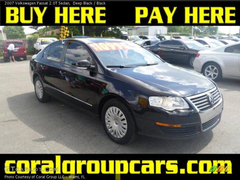 Deep Black / Black 2007 Volkswagen Passat 2.0T Sedan