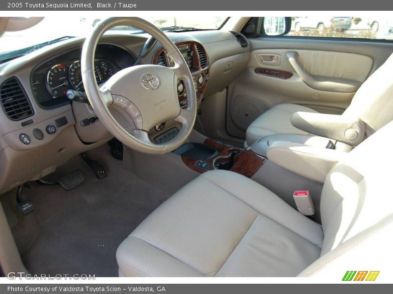Black / Taupe 2005 Toyota Sequoia Limited