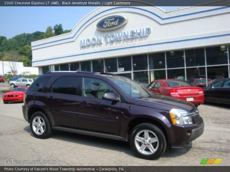Black Amethyst Metallic / Light Cashmere 2006 Chevrolet Equinox LT AWD