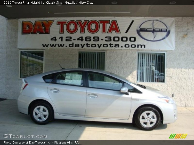 Classic Silver Metallic / Misty Gray 2010 Toyota Prius Hybrid III