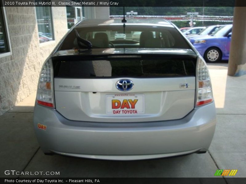 Classic Silver Metallic / Misty Gray 2010 Toyota Prius Hybrid III