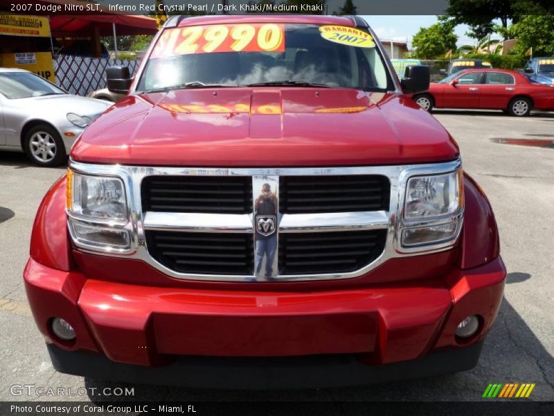 Inferno Red Crystal Pearl / Dark Khaki/Medium Khaki 2007 Dodge Nitro SLT