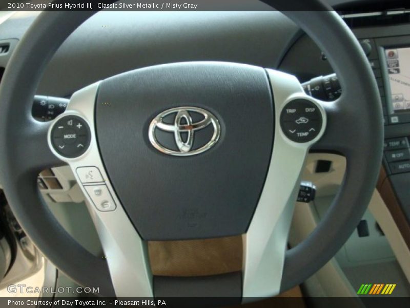 Classic Silver Metallic / Misty Gray 2010 Toyota Prius Hybrid III