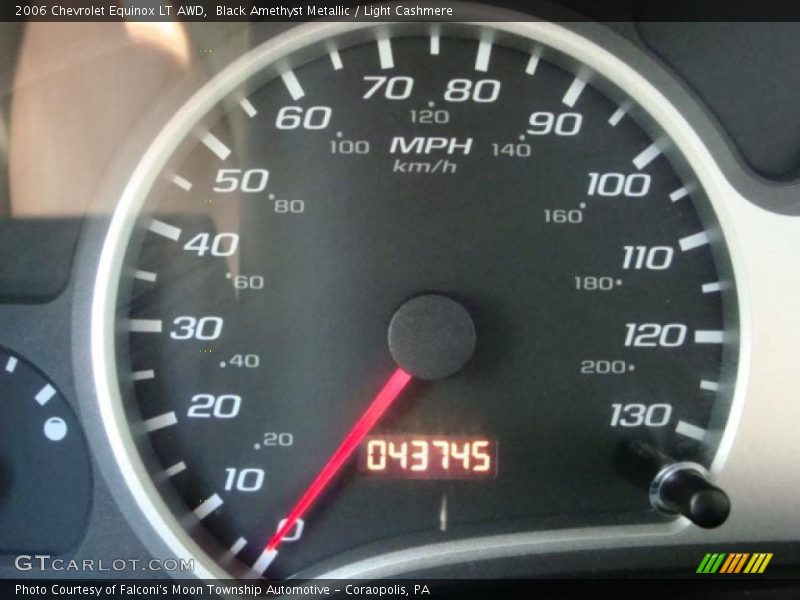 Black Amethyst Metallic / Light Cashmere 2006 Chevrolet Equinox LT AWD