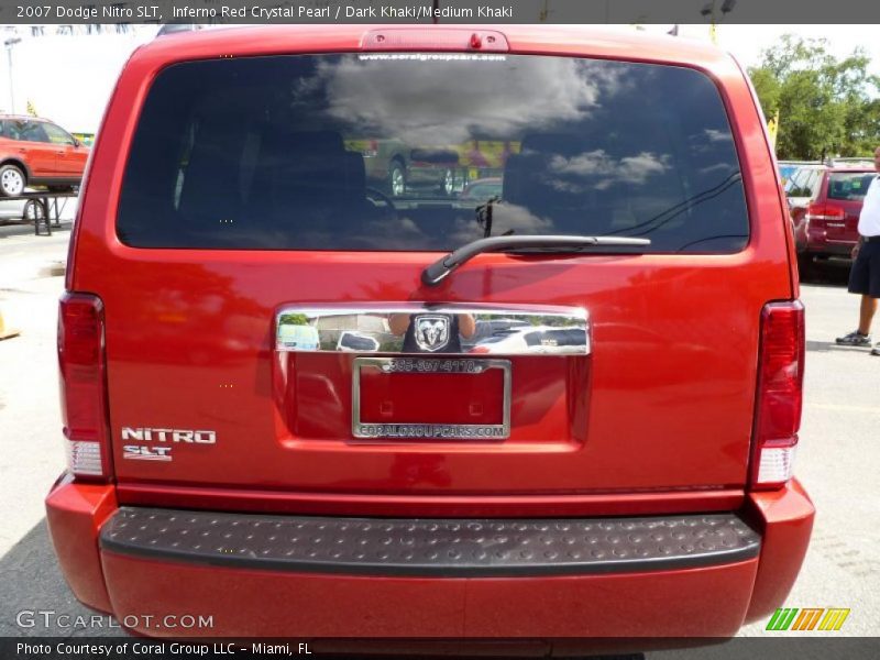 Inferno Red Crystal Pearl / Dark Khaki/Medium Khaki 2007 Dodge Nitro SLT