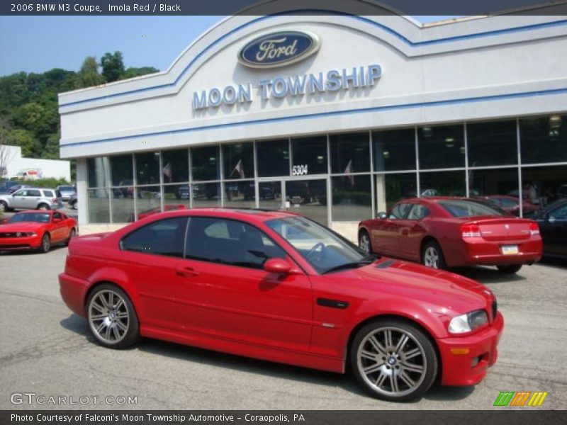 Imola Red / Black 2006 BMW M3 Coupe