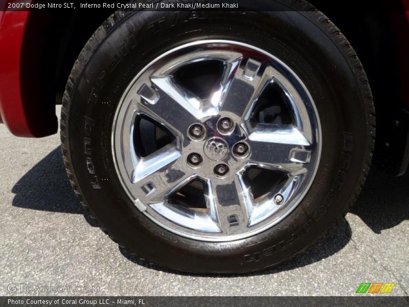 Inferno Red Crystal Pearl / Dark Khaki/Medium Khaki 2007 Dodge Nitro SLT
