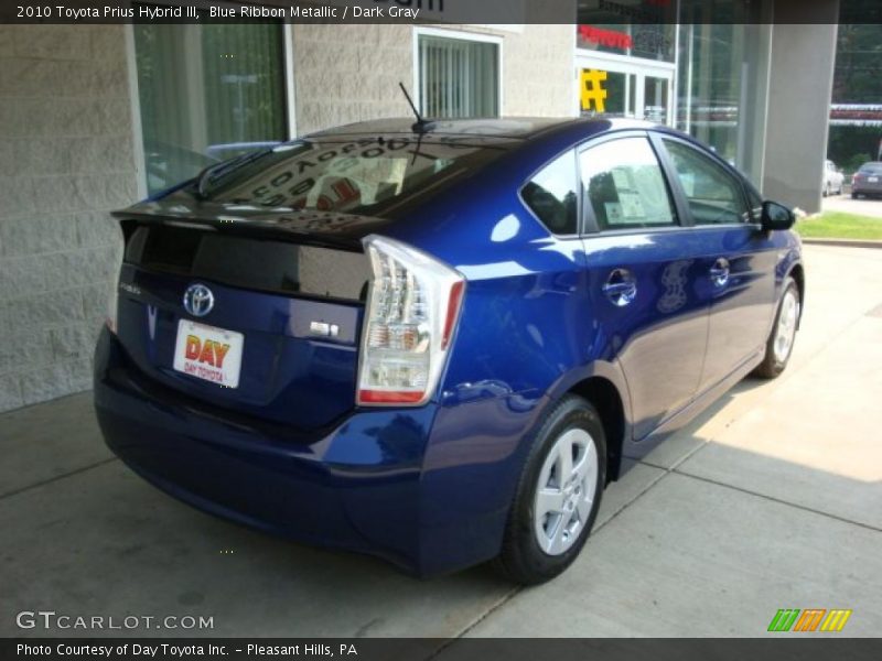 Blue Ribbon Metallic / Dark Gray 2010 Toyota Prius Hybrid III