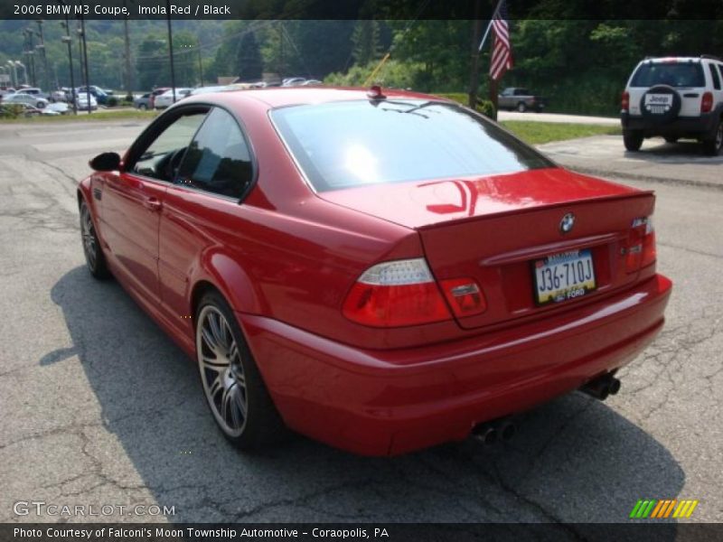 Imola Red / Black 2006 BMW M3 Coupe