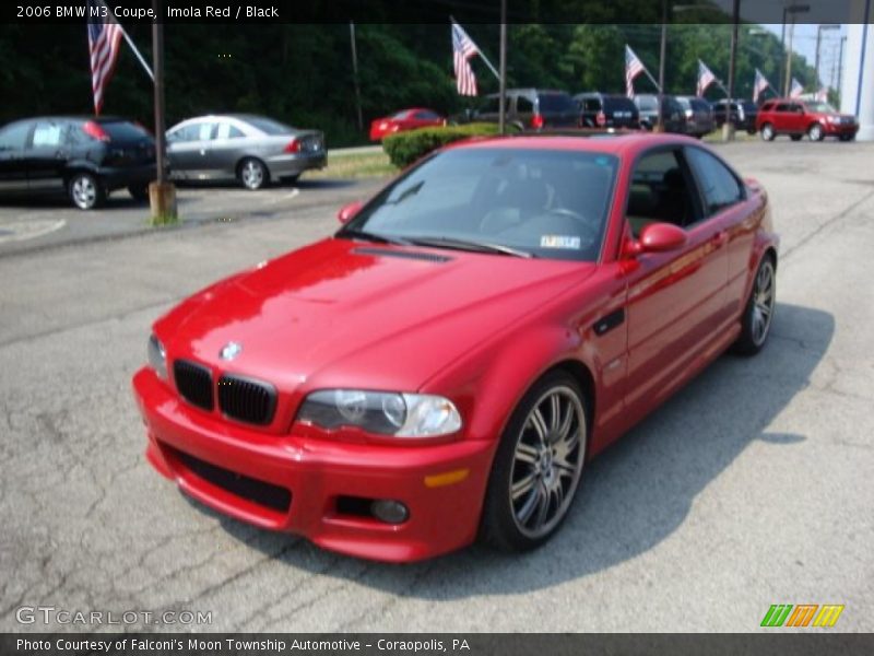 Imola Red / Black 2006 BMW M3 Coupe