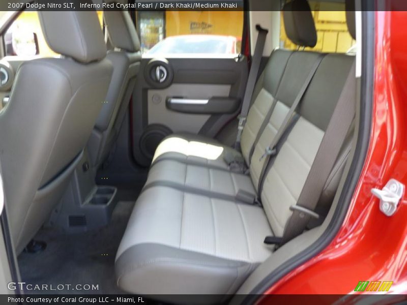Inferno Red Crystal Pearl / Dark Khaki/Medium Khaki 2007 Dodge Nitro SLT