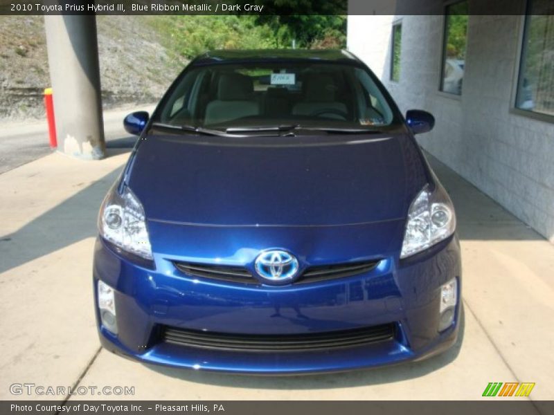 Blue Ribbon Metallic / Dark Gray 2010 Toyota Prius Hybrid III