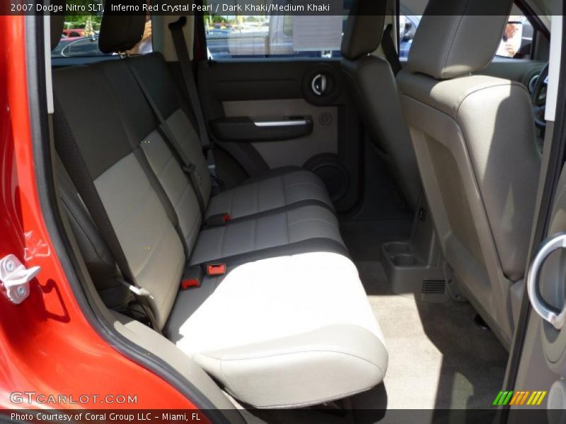 Inferno Red Crystal Pearl / Dark Khaki/Medium Khaki 2007 Dodge Nitro SLT