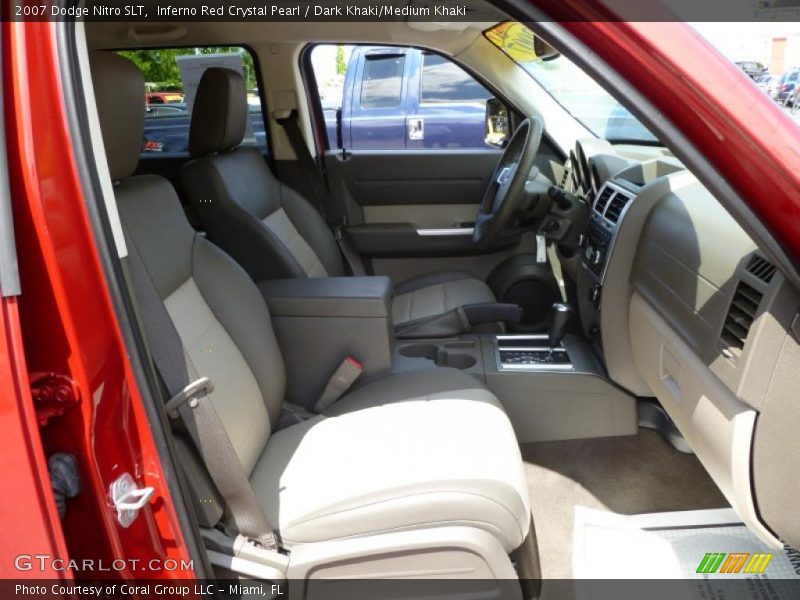Inferno Red Crystal Pearl / Dark Khaki/Medium Khaki 2007 Dodge Nitro SLT
