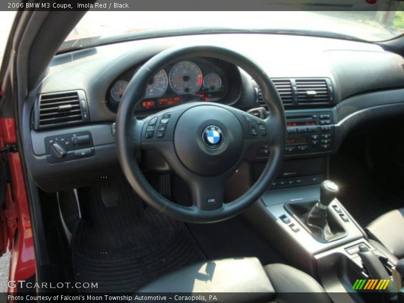 Imola Red / Black 2006 BMW M3 Coupe