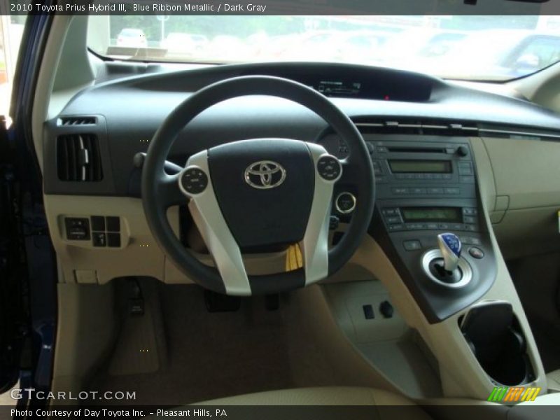 Blue Ribbon Metallic / Dark Gray 2010 Toyota Prius Hybrid III