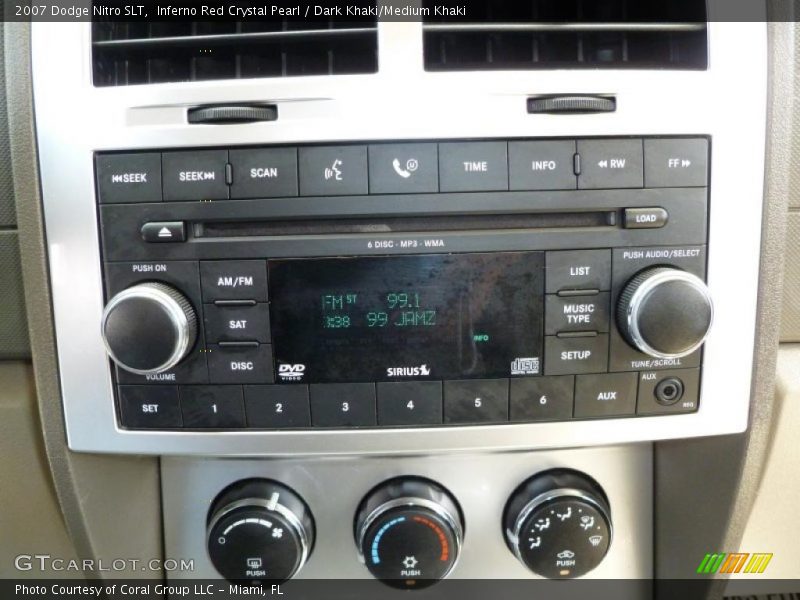 Inferno Red Crystal Pearl / Dark Khaki/Medium Khaki 2007 Dodge Nitro SLT