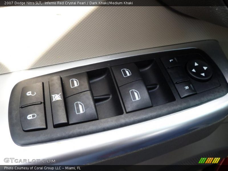 Inferno Red Crystal Pearl / Dark Khaki/Medium Khaki 2007 Dodge Nitro SLT