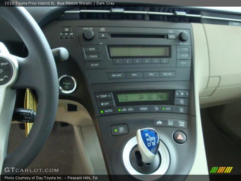 Blue Ribbon Metallic / Dark Gray 2010 Toyota Prius Hybrid III