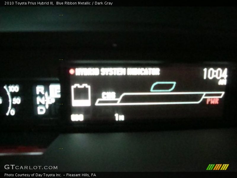 Blue Ribbon Metallic / Dark Gray 2010 Toyota Prius Hybrid III