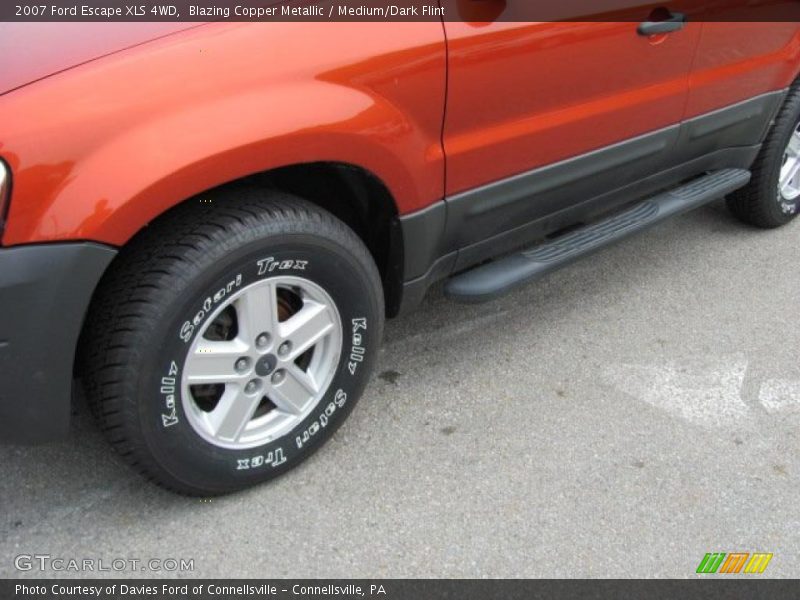 Blazing Copper Metallic / Medium/Dark Flint 2007 Ford Escape XLS 4WD
