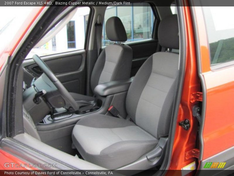 Blazing Copper Metallic / Medium/Dark Flint 2007 Ford Escape XLS 4WD