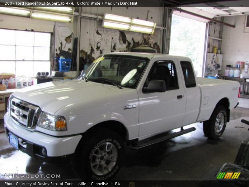 Oxford White / Medium Dark Flint 2007 Ford Ranger XLT SuperCab 4x4