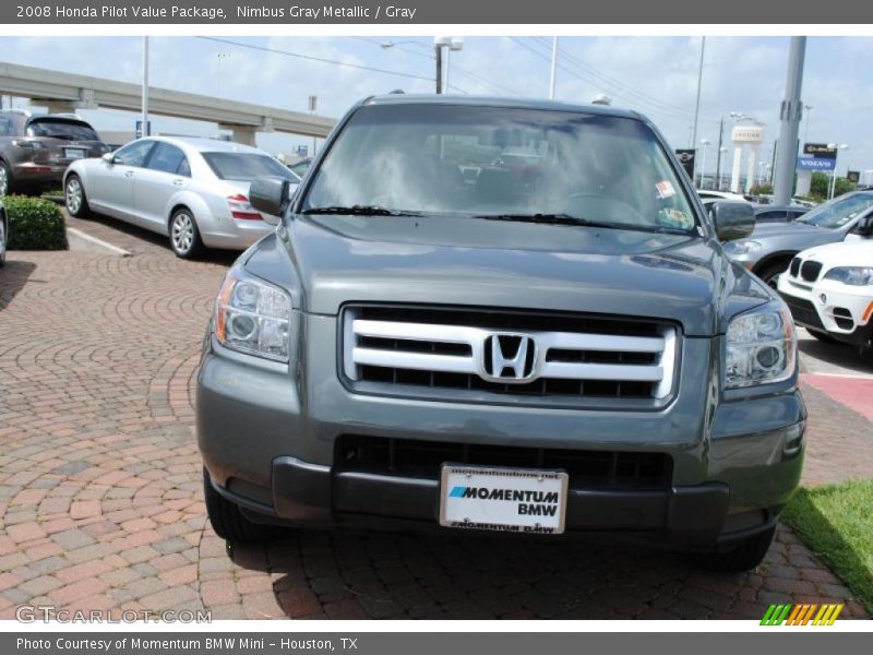 Nimbus Gray Metallic / Gray 2008 Honda Pilot Value Package