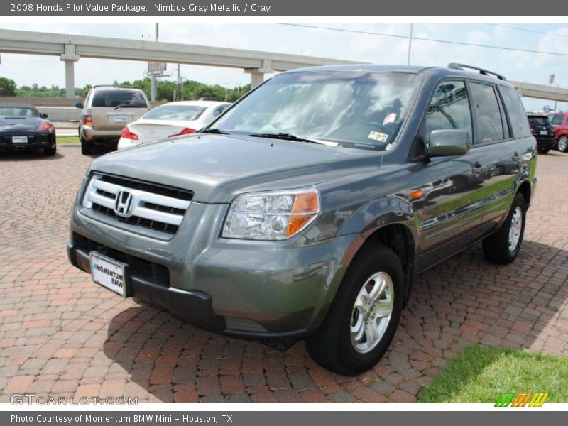 Nimbus Gray Metallic / Gray 2008 Honda Pilot Value Package