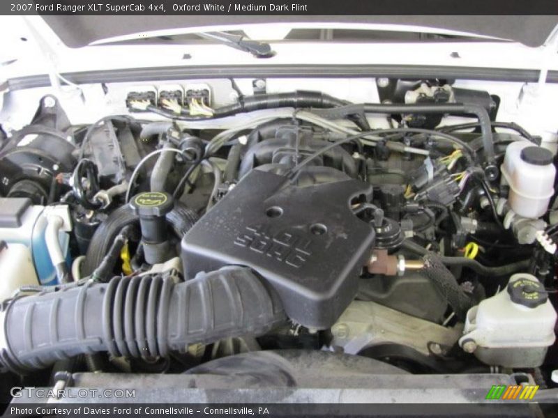 Oxford White / Medium Dark Flint 2007 Ford Ranger XLT SuperCab 4x4