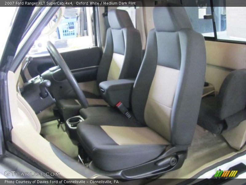 Oxford White / Medium Dark Flint 2007 Ford Ranger XLT SuperCab 4x4