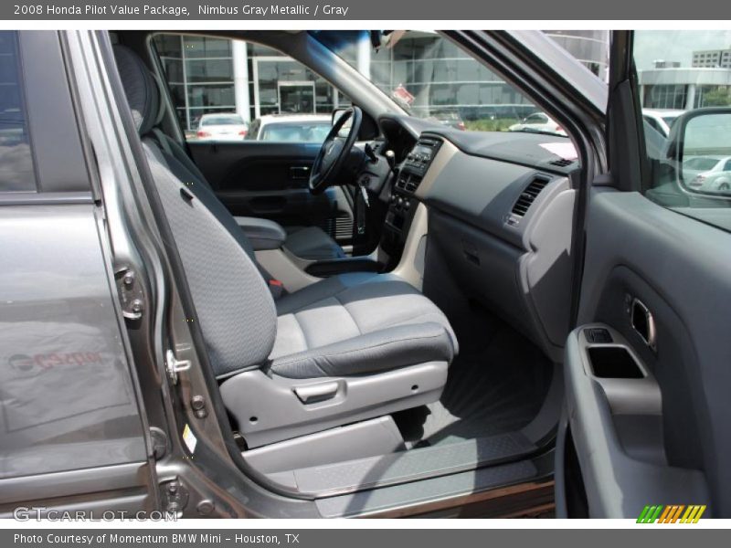 Nimbus Gray Metallic / Gray 2008 Honda Pilot Value Package