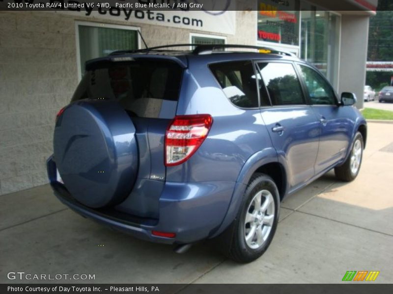 Pacific Blue Metallic / Ash Gray 2010 Toyota RAV4 Limited V6 4WD