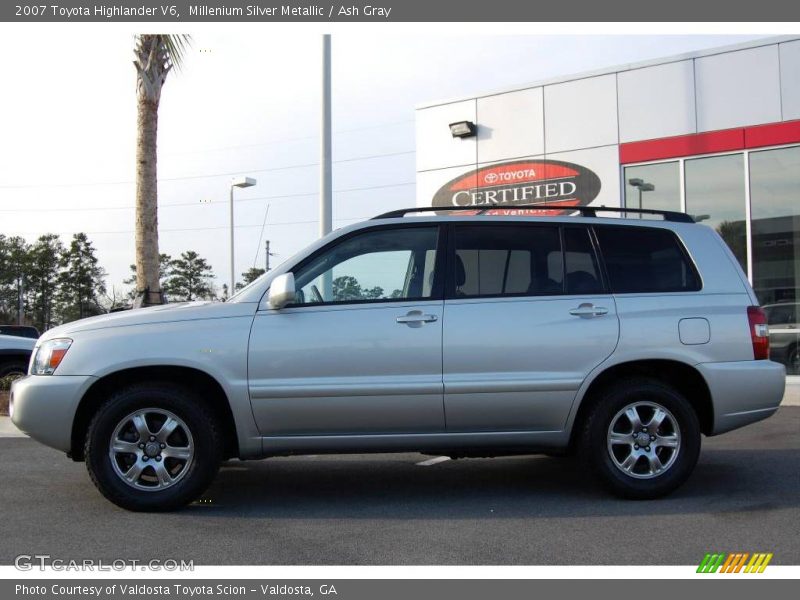 Millenium Silver Metallic / Ash Gray 2007 Toyota Highlander V6