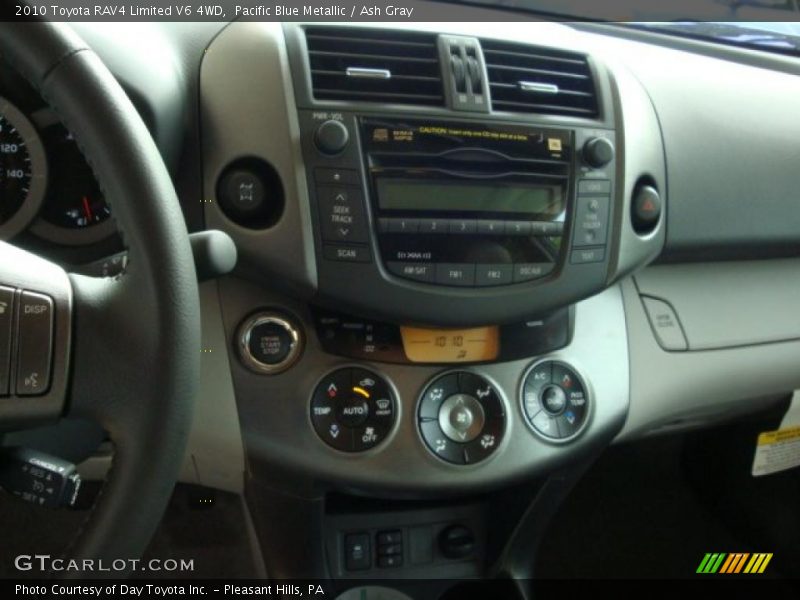 Pacific Blue Metallic / Ash Gray 2010 Toyota RAV4 Limited V6 4WD